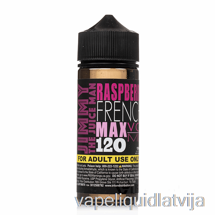 Raspberry French - Jimmy The Juiceman - 120ml 3mg Vape šķidrums